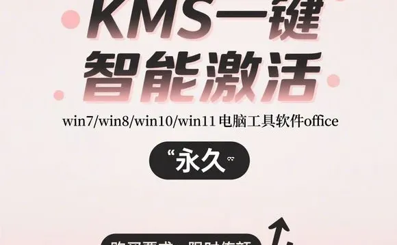 KMS一键激活win7-win11·office永久