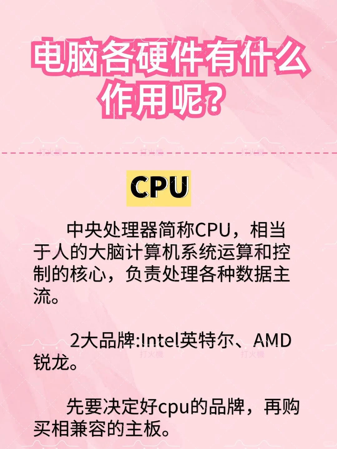 💻电脑硬件科普 | 小白必看选购指南