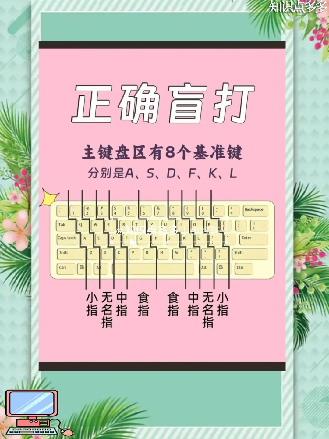 提升打字速度「盲打必备电脑🖥️知识」