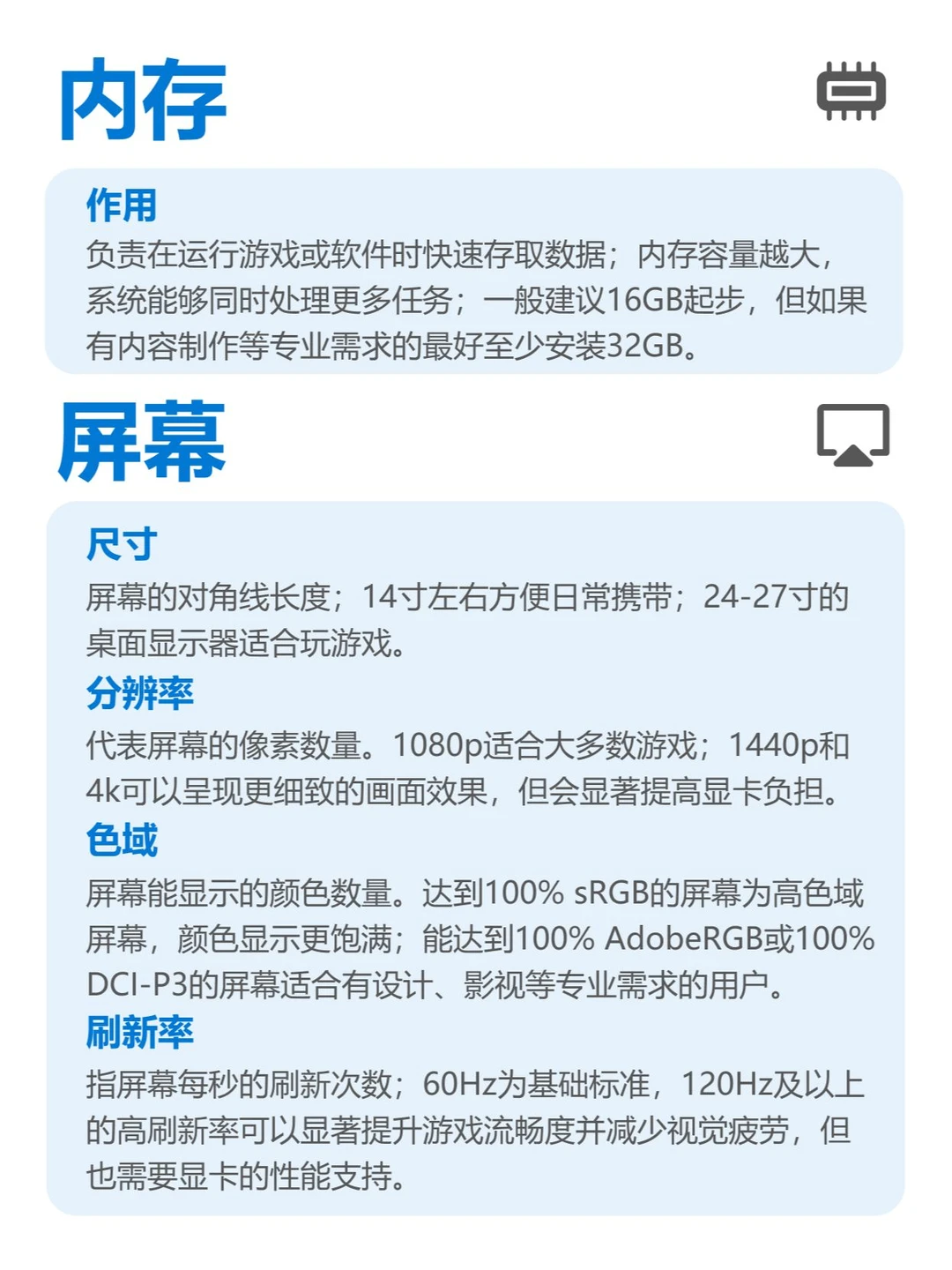 一分钟看懂电脑配置！！