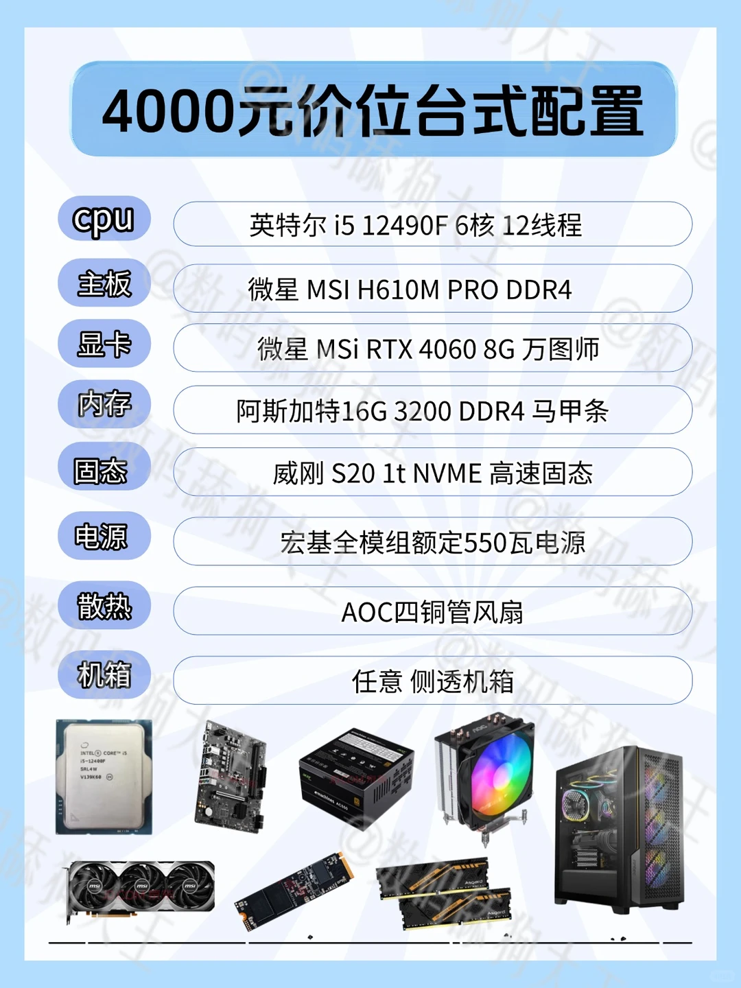 小白必看！25年电脑装机避坑指南+精准配置