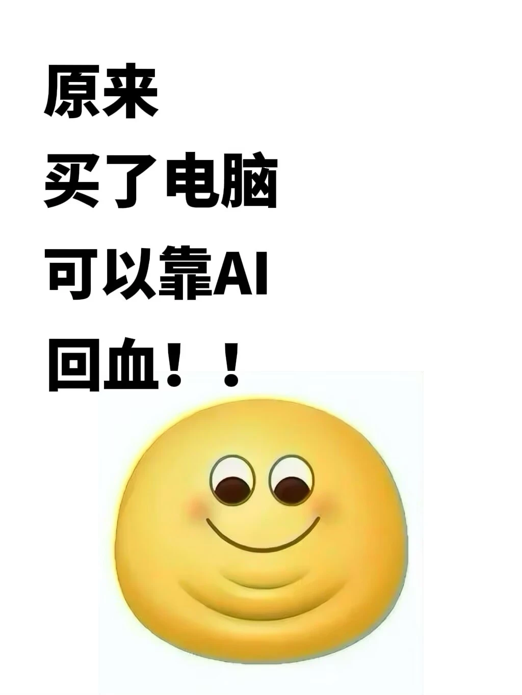原来买了电脑，可以靠建模回血