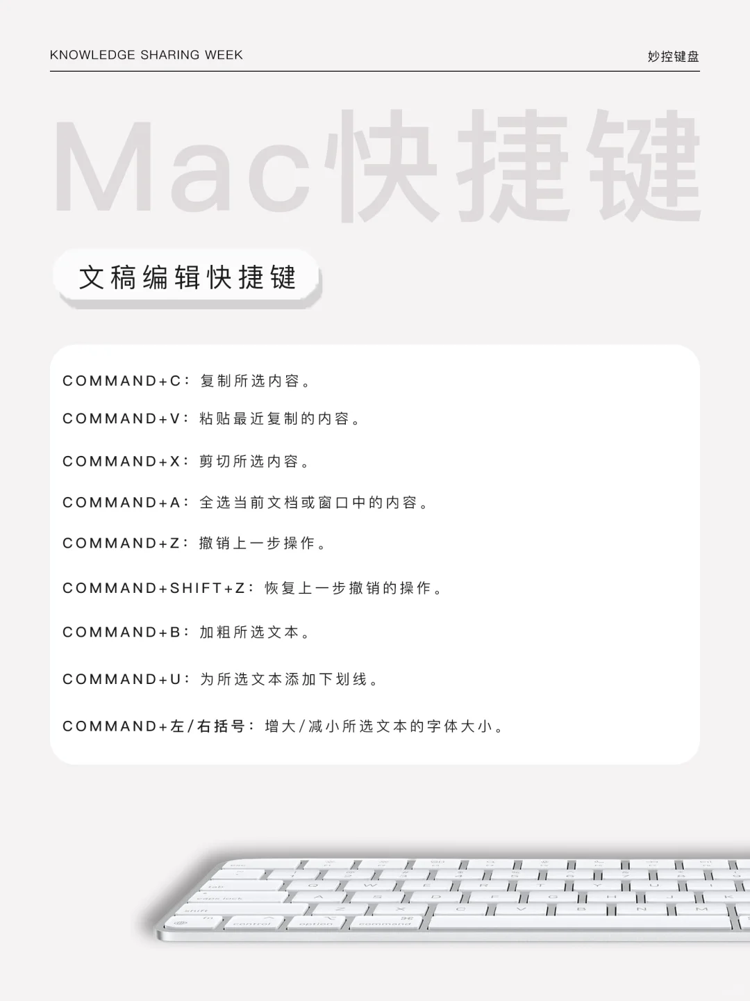 干货-Mac常用快捷键整理｜小白2分钟学会！