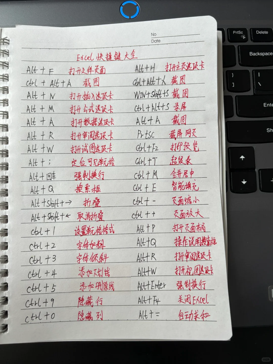 EXCEL 快速键大全技巧，建议收藏！