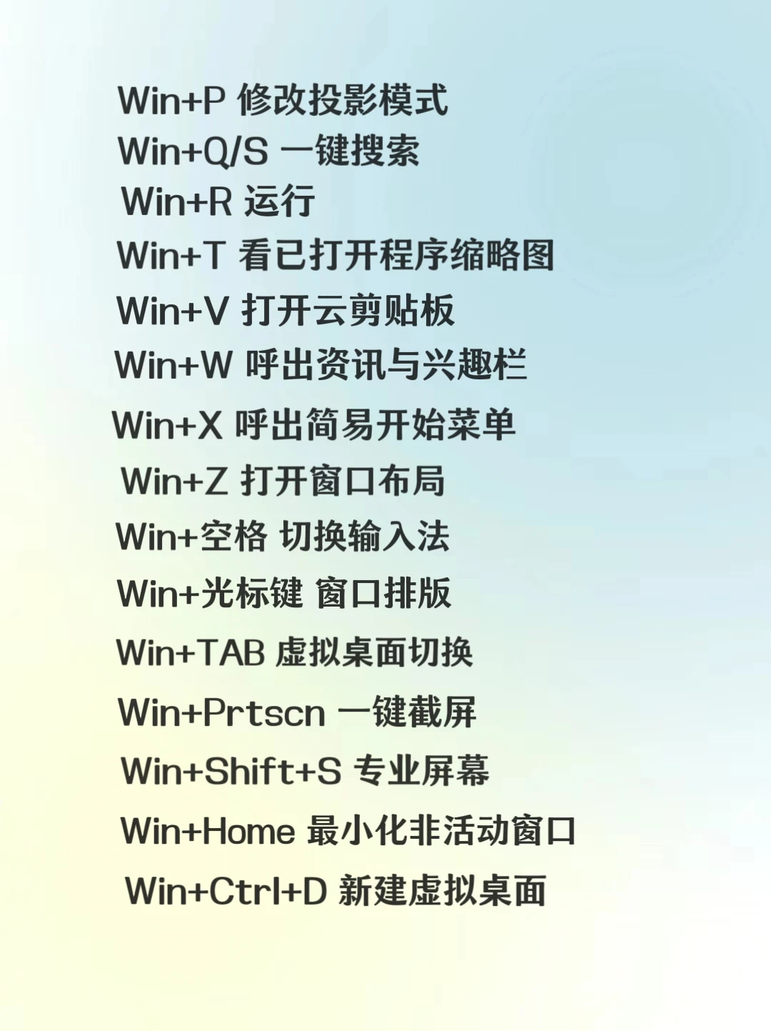 Windows实用快捷键❗️赶快码住