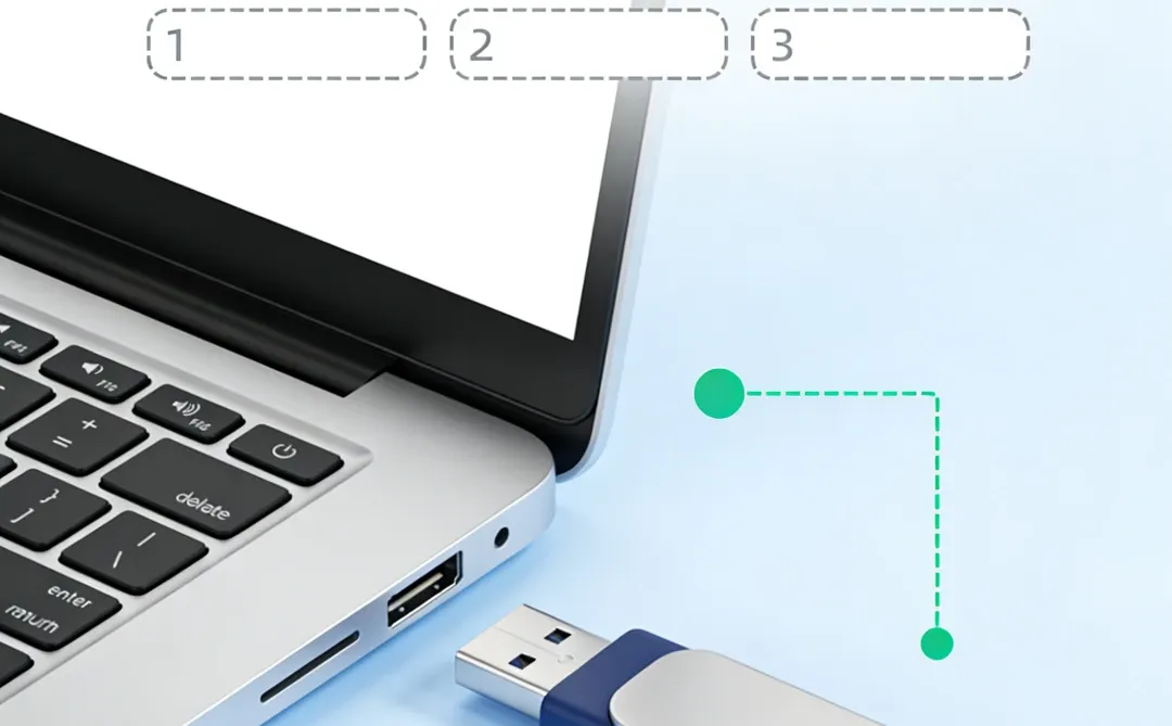 🔧 U盘/硬盘插电脑不显示，签名重复怎么办