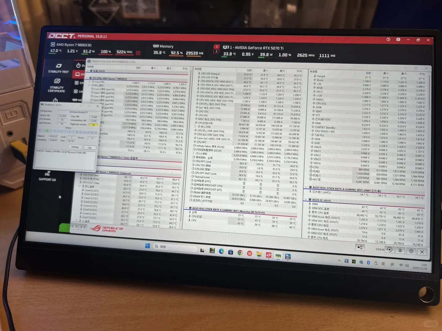 9800X3D用了10天 死掉了。装机遇到的第二个