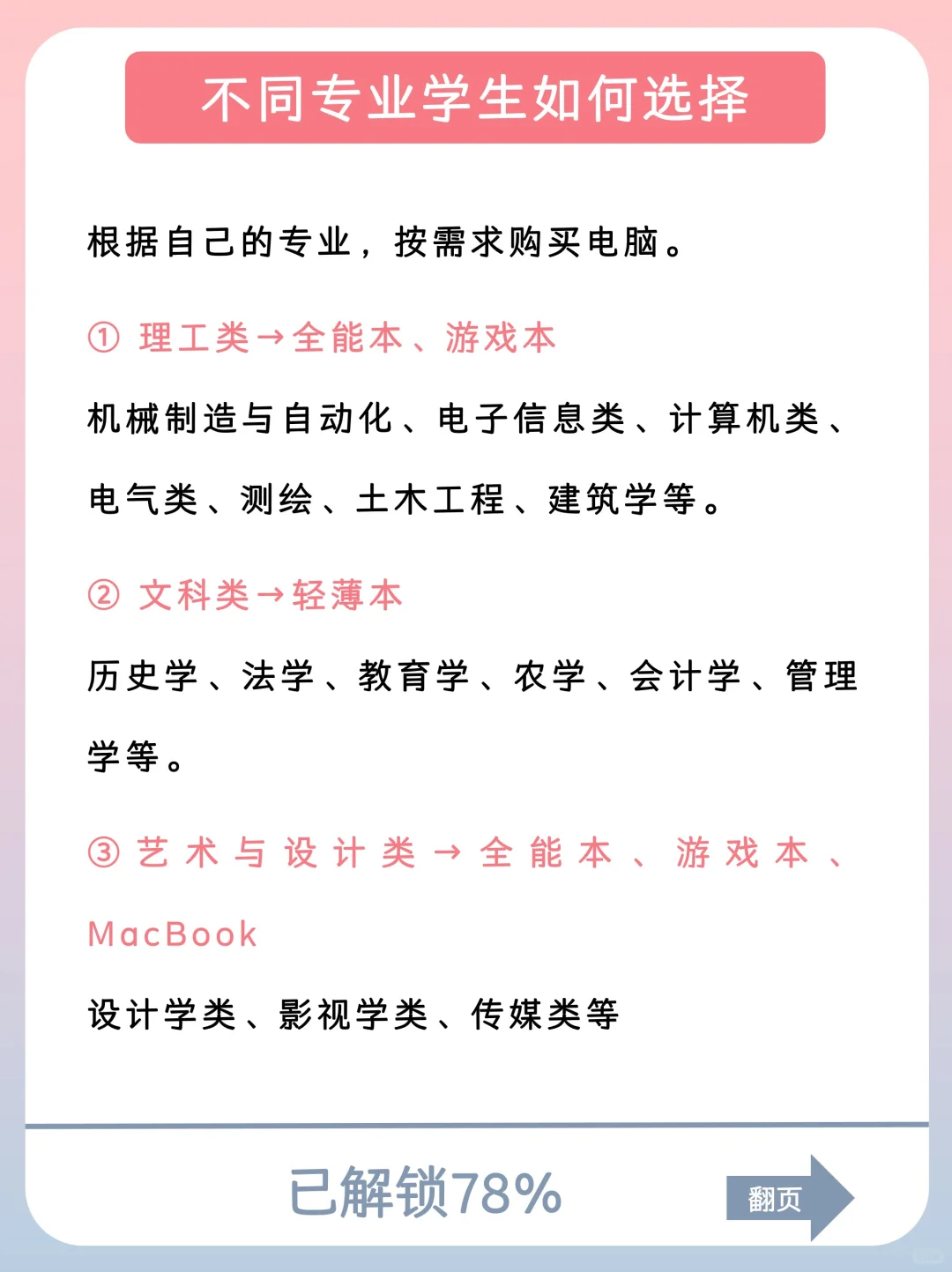 码住❗️一篇讲清楚笔记本电脑怎么选
