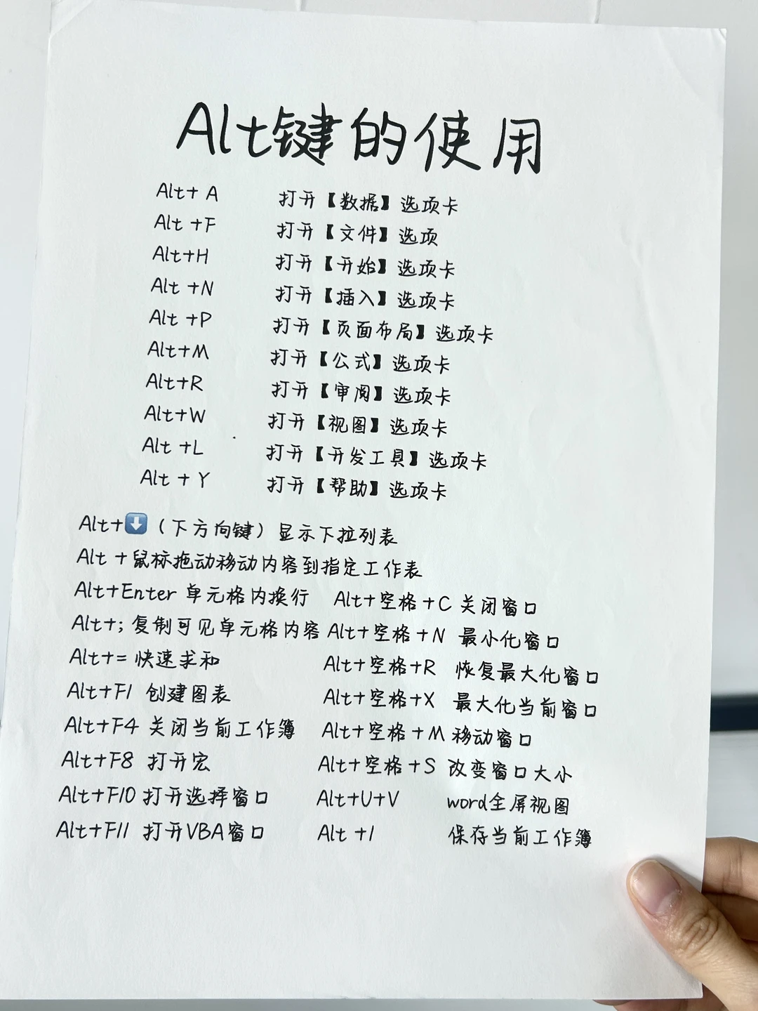 哭了😭终于有人吧快捷键一次性说清楚了