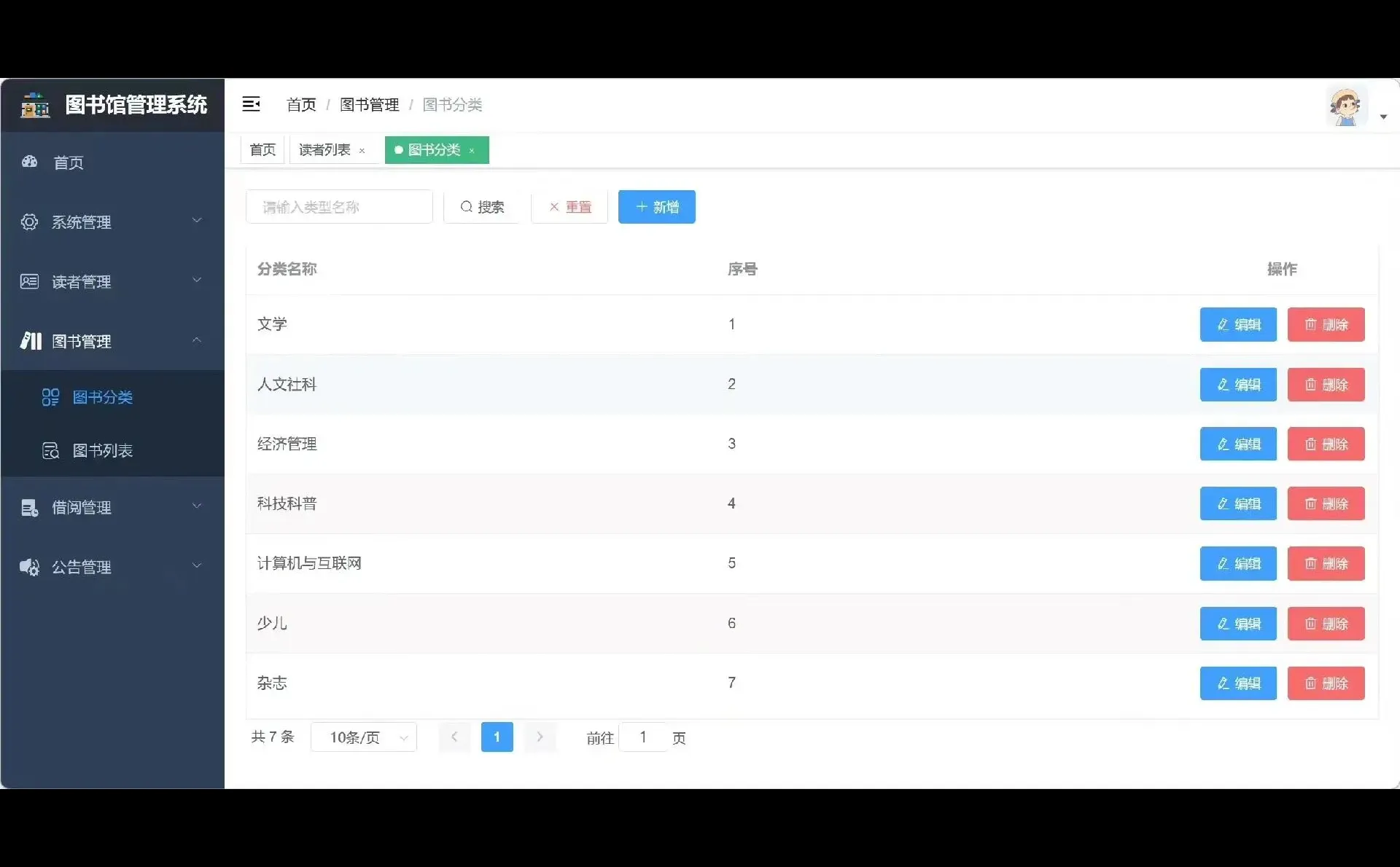 图书管理系统，拿走不谢