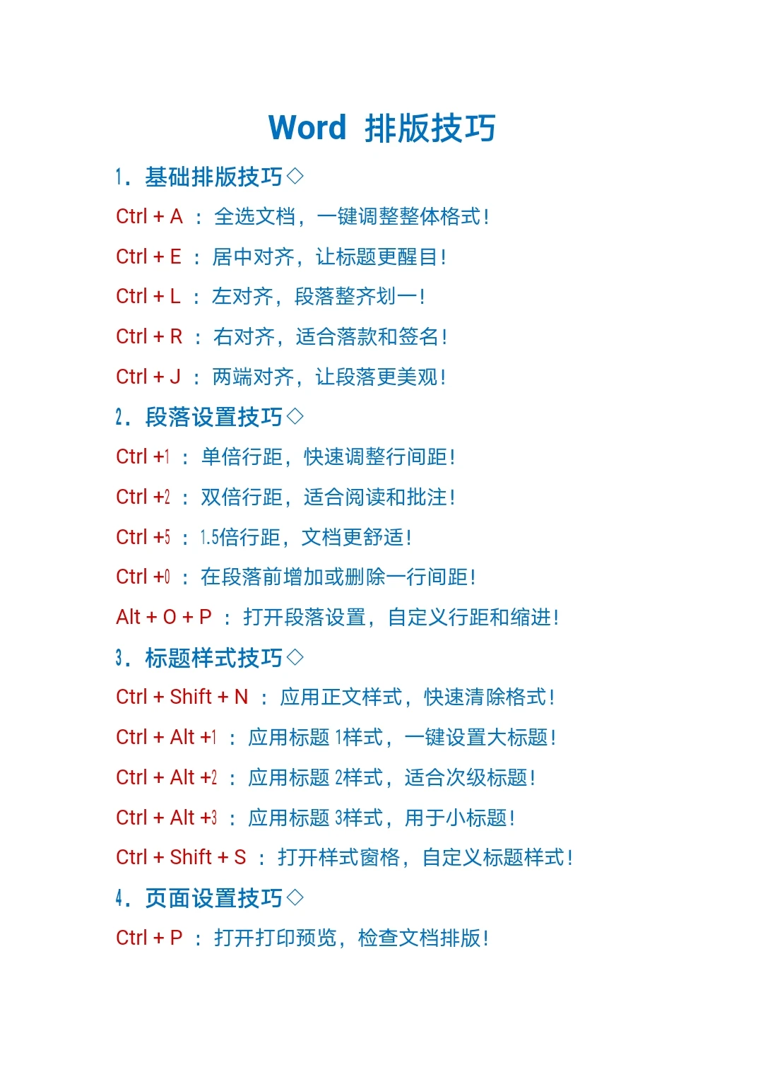 Word排版技巧🤩速速码住💥