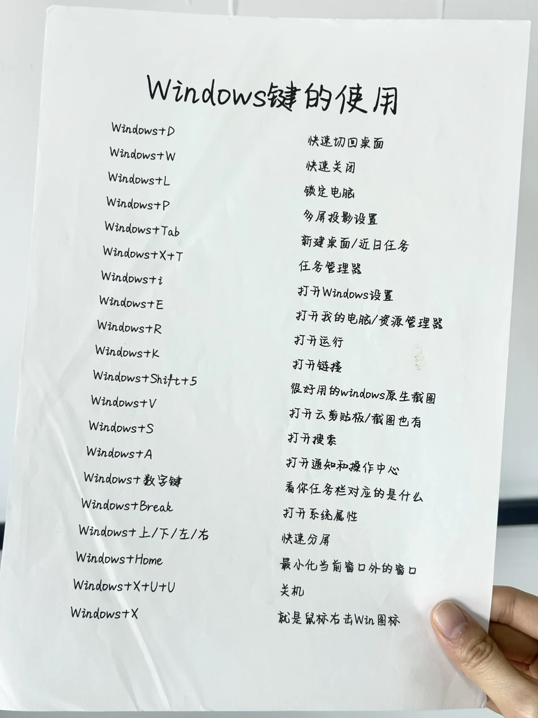 哭了😭终于有人吧快捷键一次性说清楚了