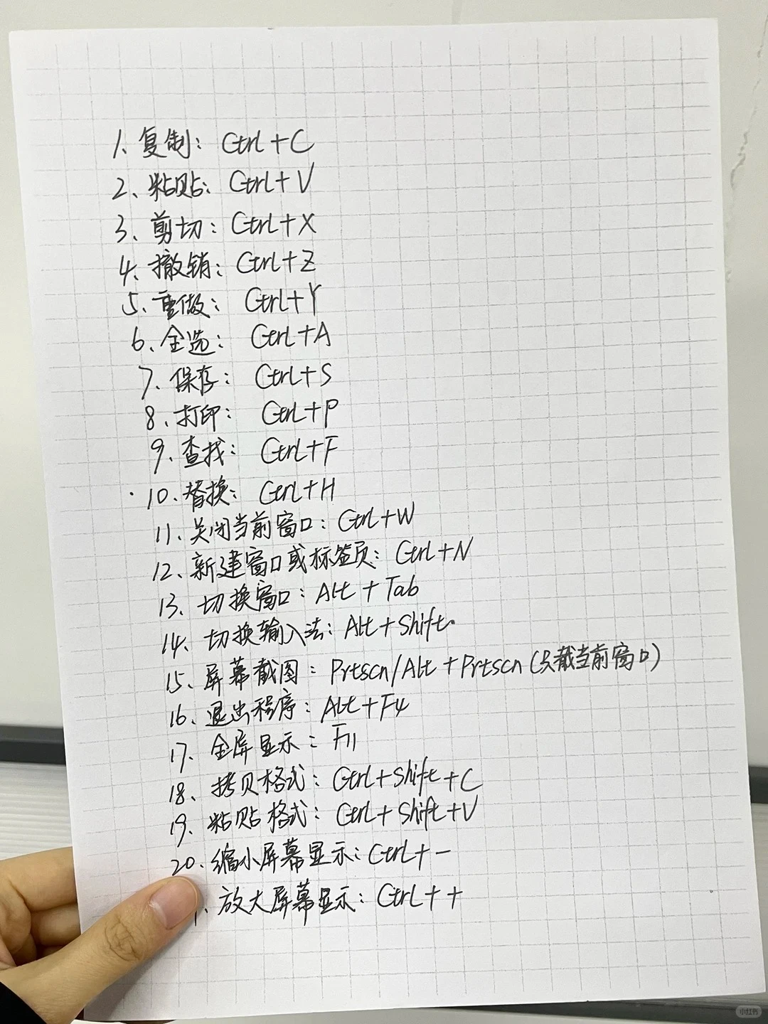 找了好久！这份Excel快捷键大全，太完整了