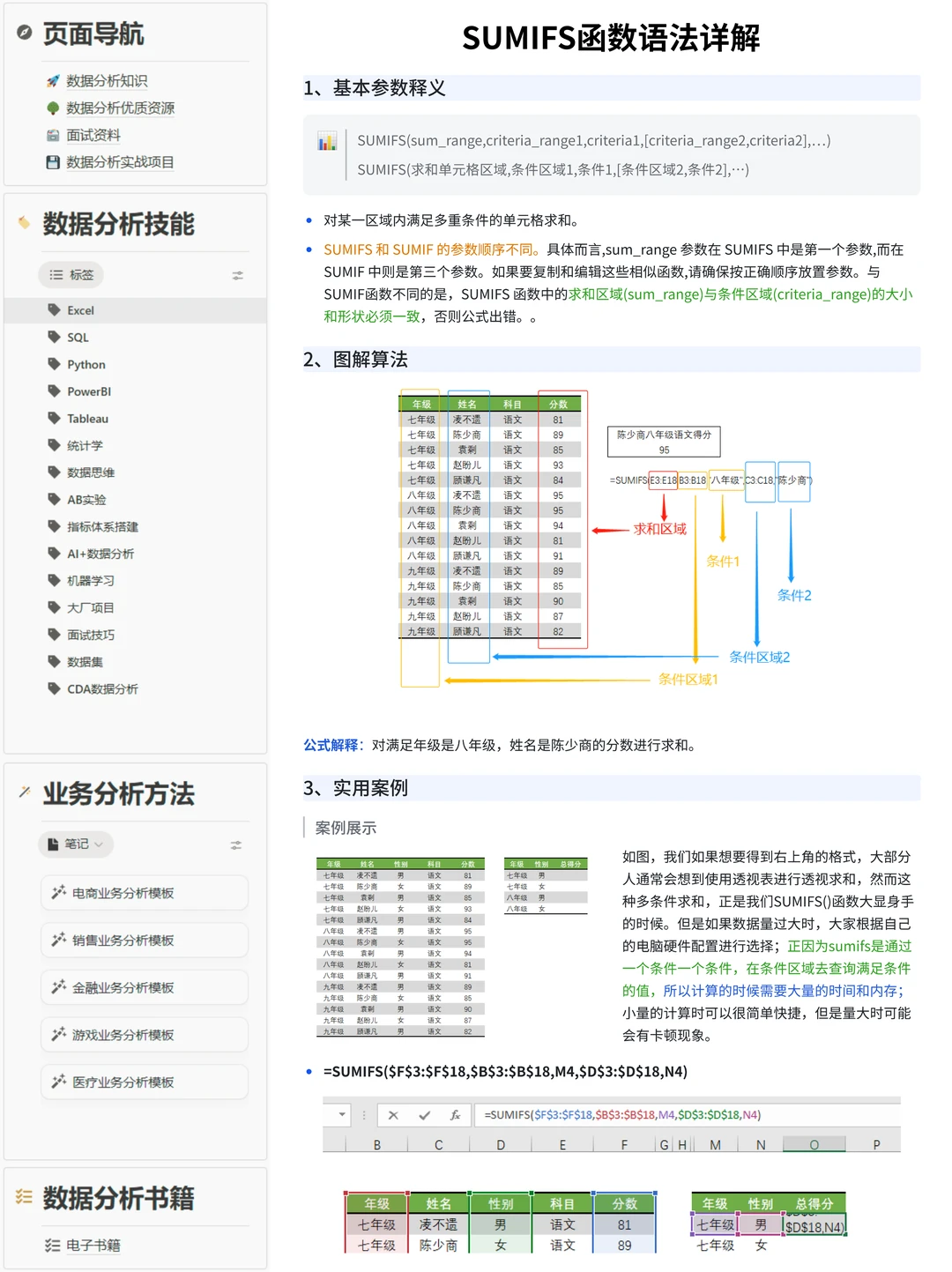 打工人必备的八大Excel常用函数方法教程!