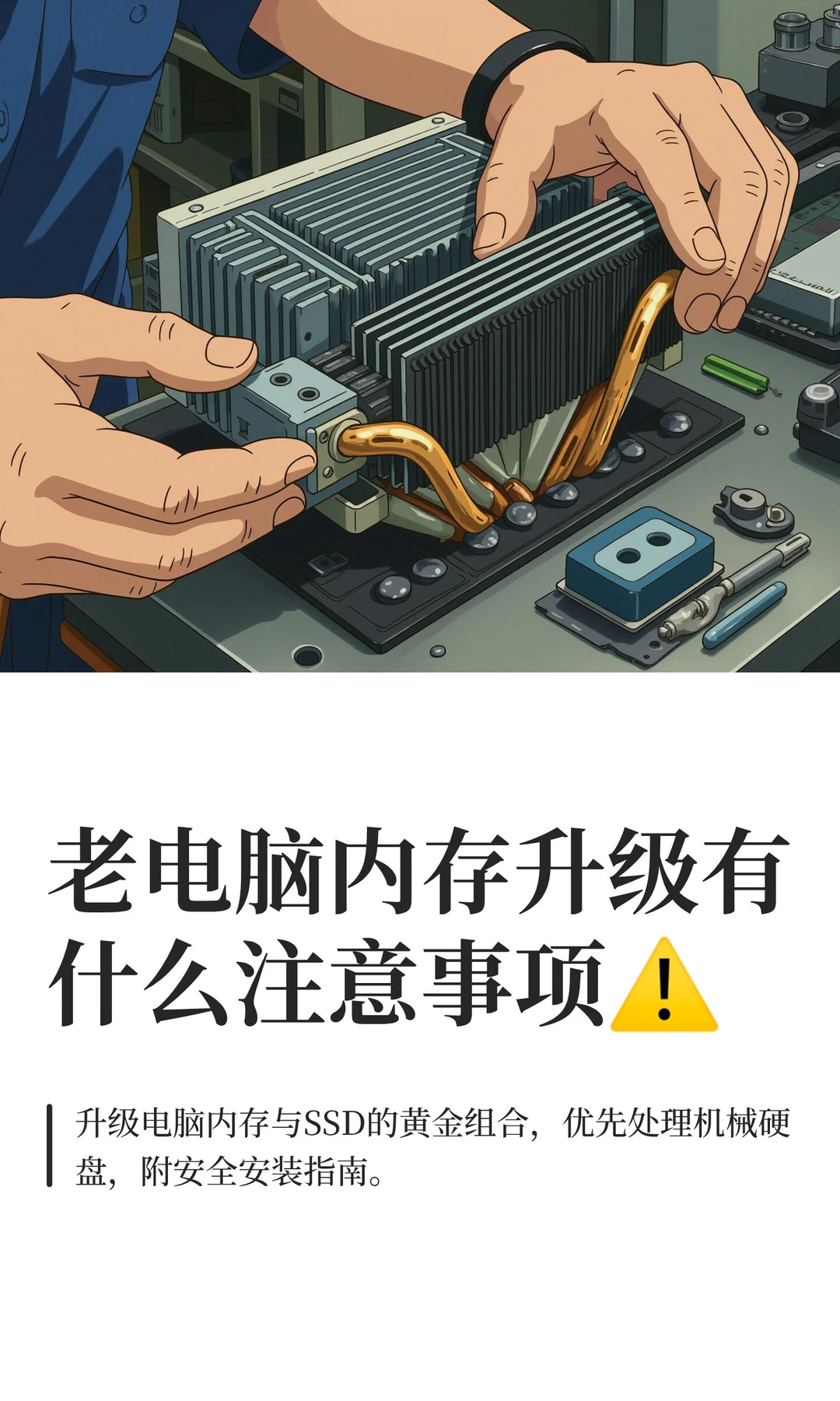 老电脑内存升级有什么注意事项⚠️