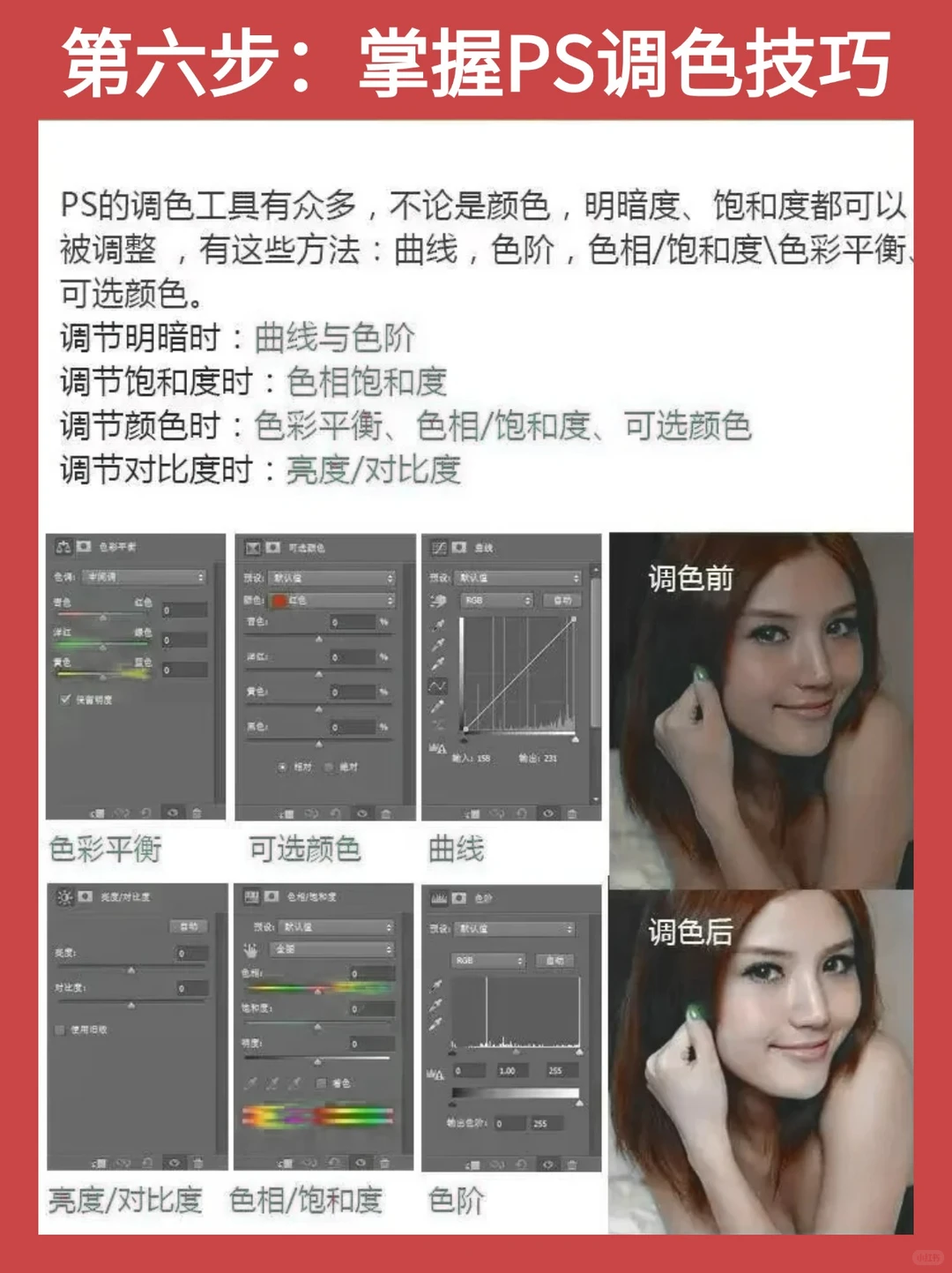Photoshop其实很水，背完这8页纸就牛了‼️