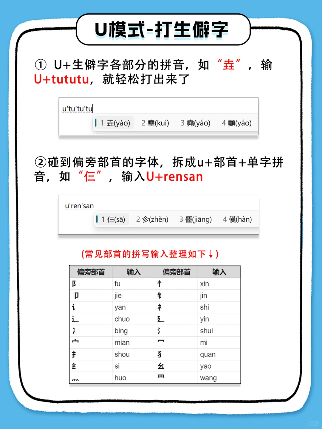 输入法隐藏技巧，办公效率不止翻倍❗