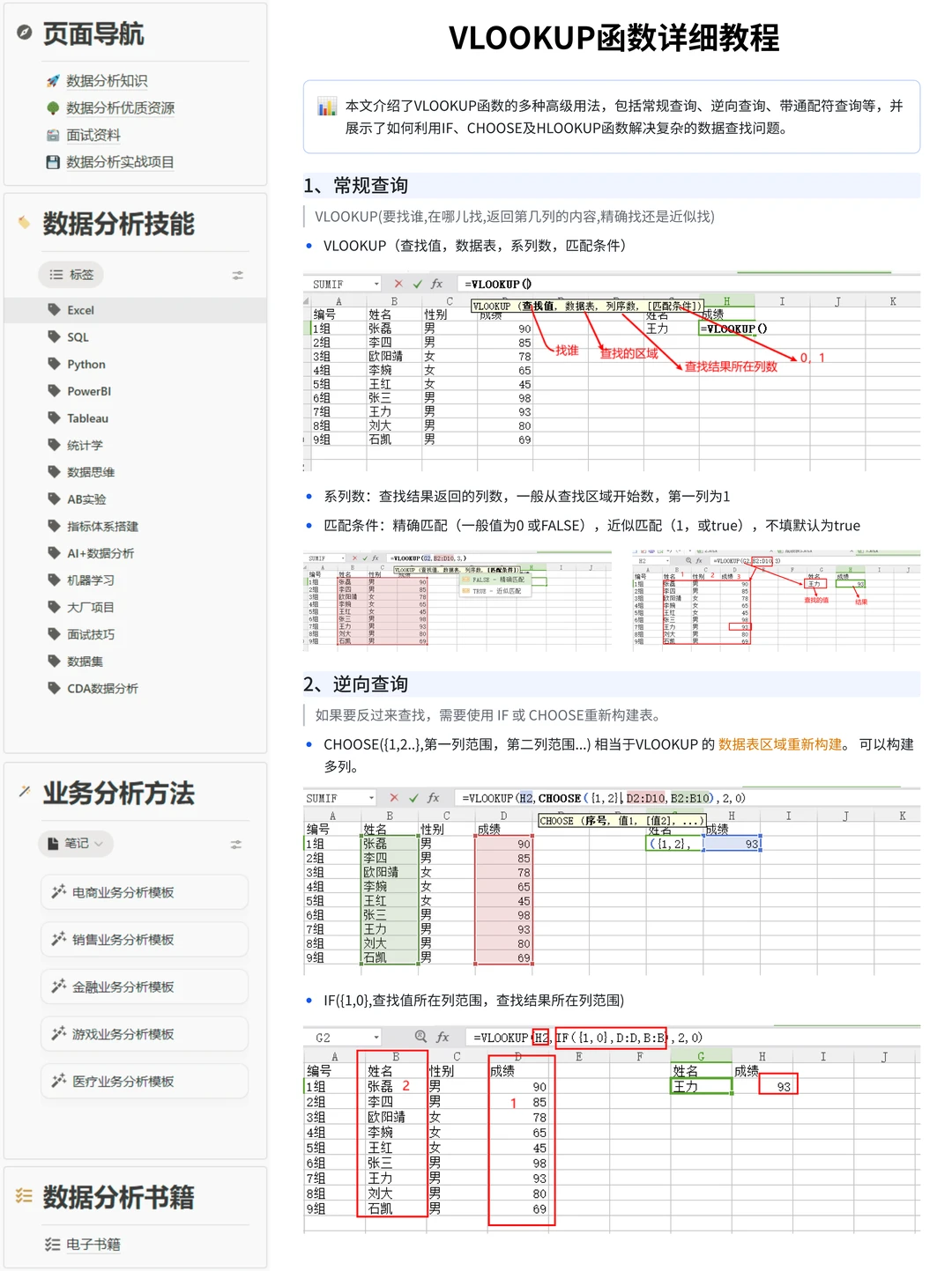 打工人必备的八大Excel常用函数方法教程!
