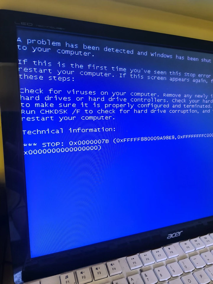 🔵Y7000P蓝屏代码大全！看懂自己就能修！