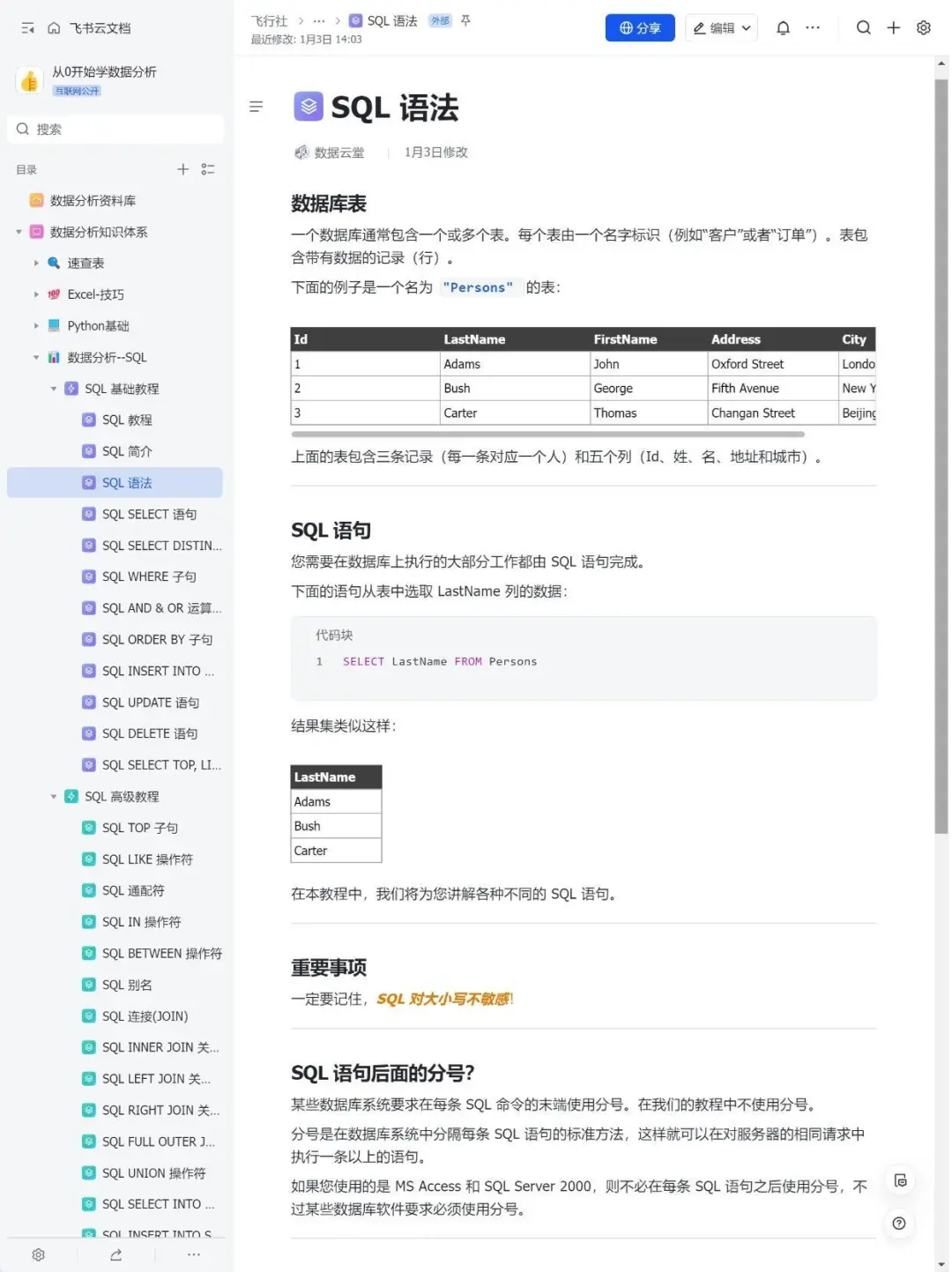 练完这48页纸，你的SQL就很厉害了