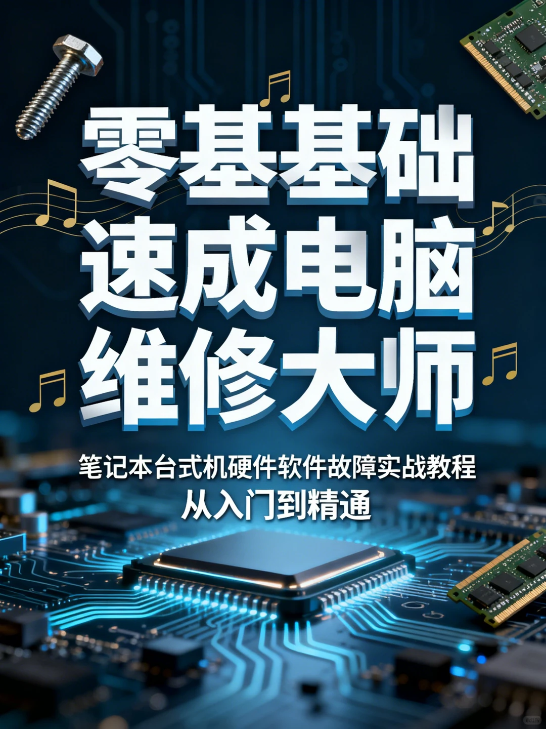 零基础搞定电脑蓝屏死机！