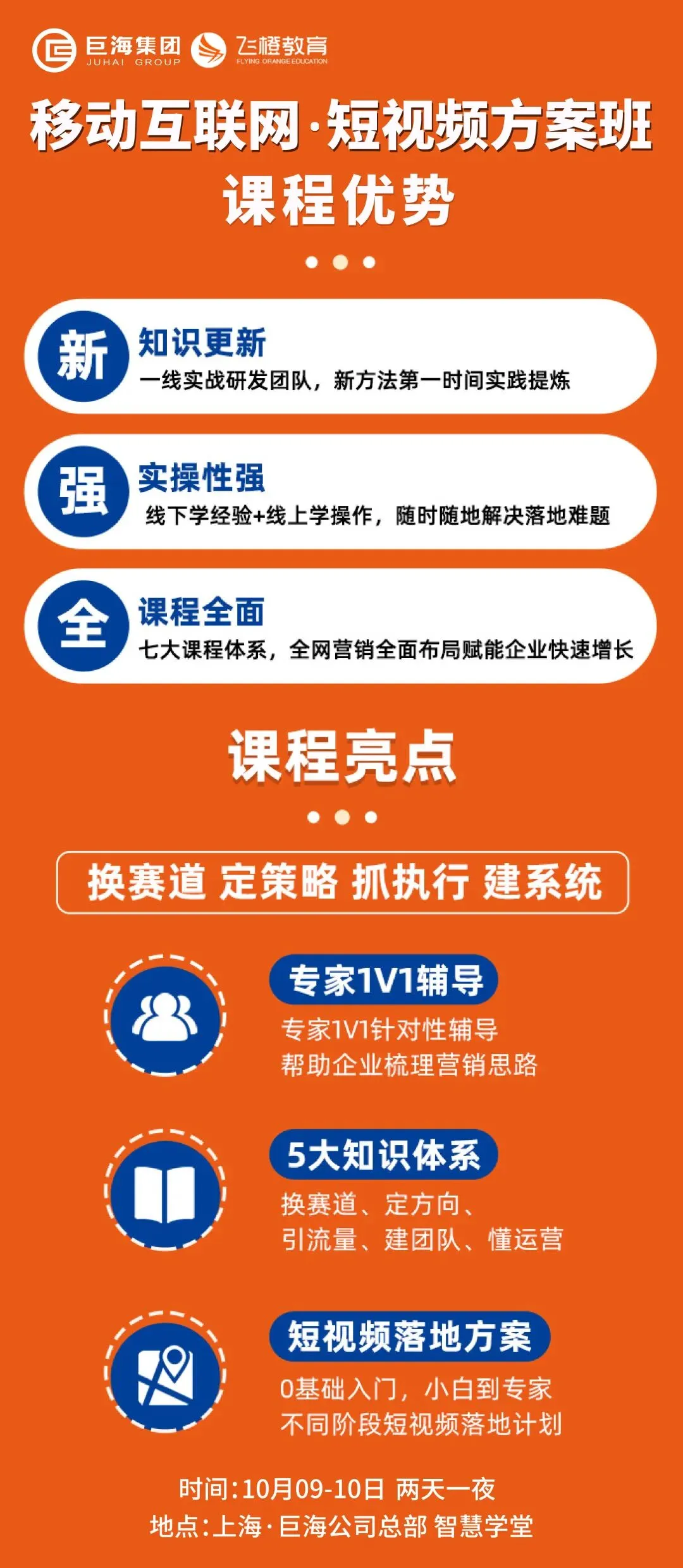 换道超车·突破获客瓶颈|《移动互联网·短视频营销方案班》上海站圆满收官