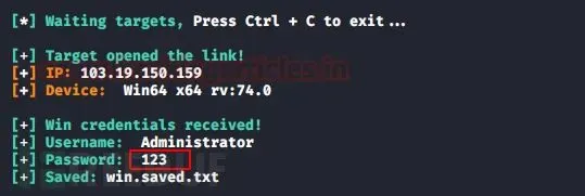 红队技巧:仿冒Windows登录