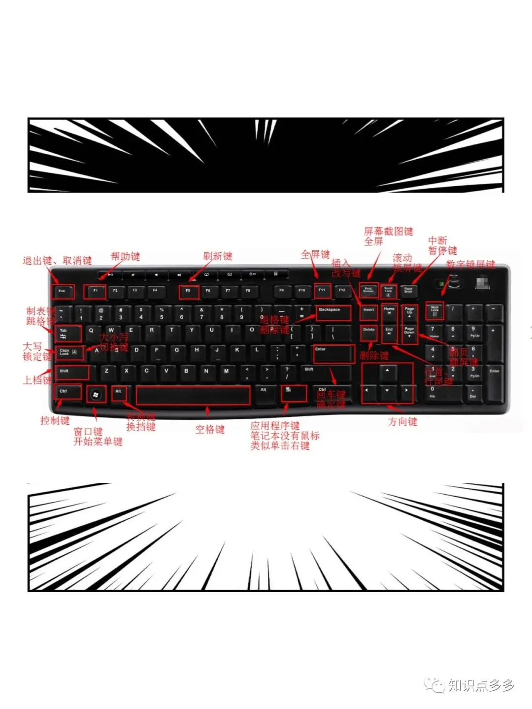 电脑知识:认识键盘与快捷键@所有人学习,都值得一看!