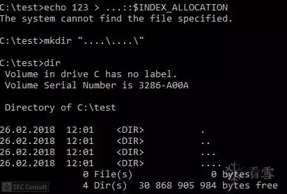 渗透测试的WINDOWS NTFS技巧集合(一)