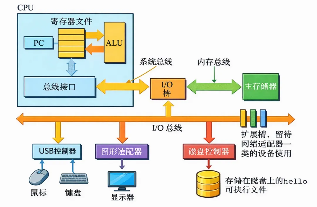 计算机硬件系统原理:五大核心组件是如何协同工作的?