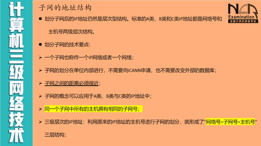 15-计算机三级网络技术-子网划分