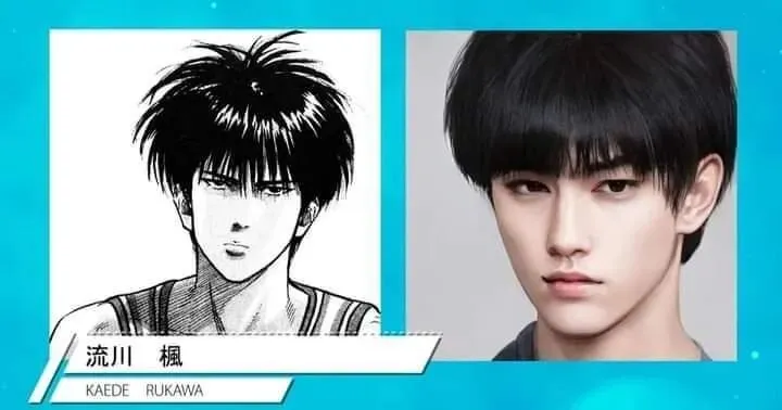 晴子甜美、樱木帅气!大神用电脑技术合成《灌篮高手》真人形象