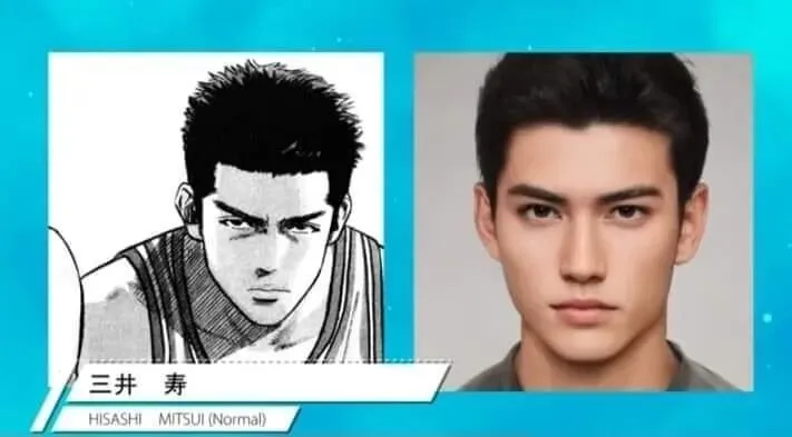 晴子甜美、樱木帅气!大神用电脑技术合成《灌篮高手》真人形象