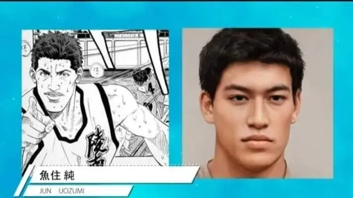 晴子甜美、樱木帅气!大神用电脑技术合成《灌篮高手》真人形象