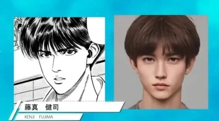 晴子甜美、樱木帅气!大神用电脑技术合成《灌篮高手》真人形象