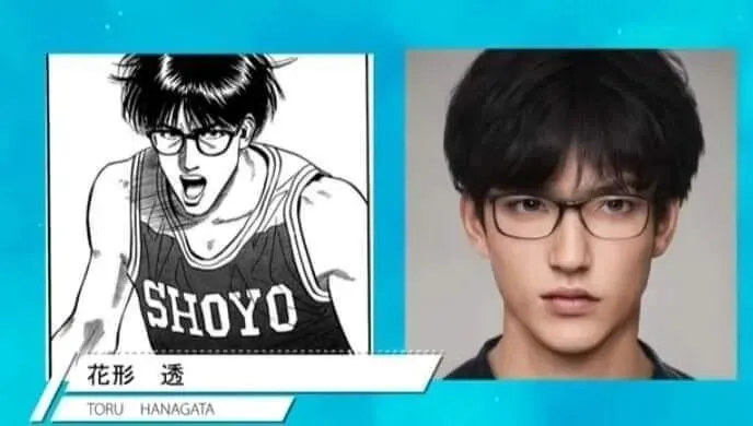 晴子甜美、樱木帅气!大神用电脑技术合成《灌篮高手》真人形象