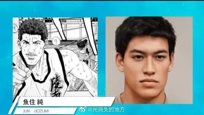 以电脑技术还原灌篮高手真人形象~符合预期吗