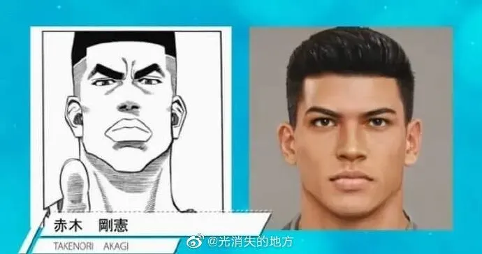 以电脑技术还原灌篮高手真人形象~符合预期吗