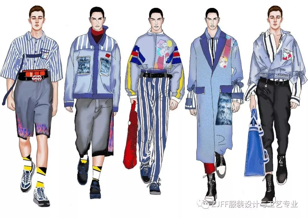 《男装设计》与《电脑绘图技术》 优秀作业展示!