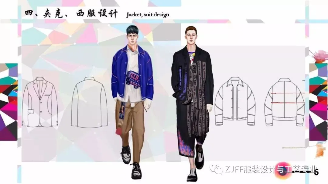 《男装设计》与《电脑绘图技术》 优秀作业展示!