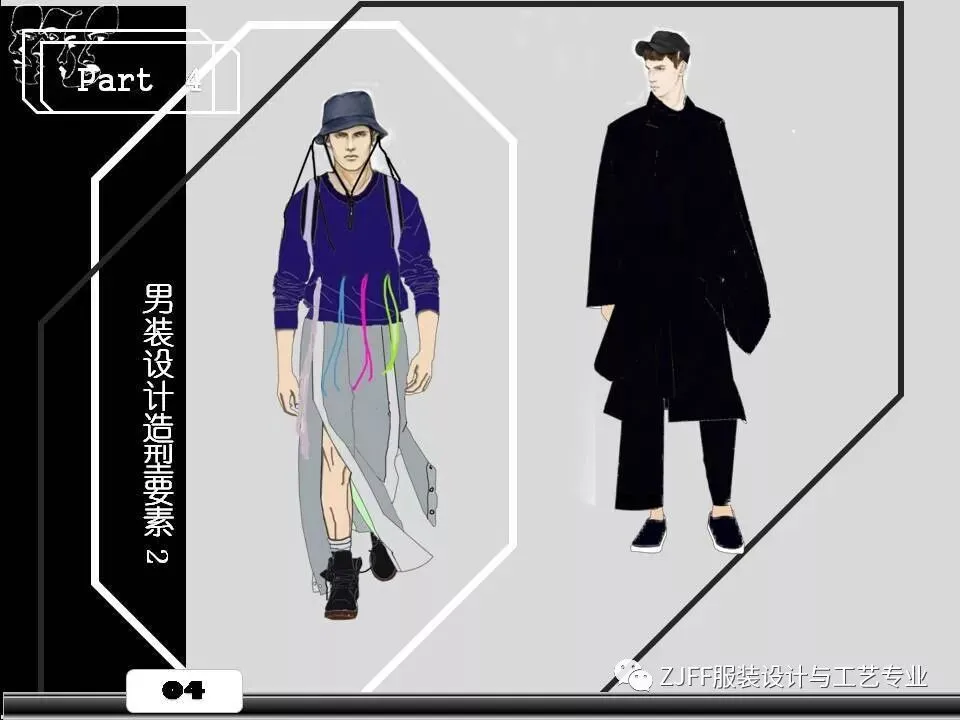 《男装设计》与《电脑绘图技术》 优秀作业展示!