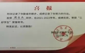 陕西职院计算机网络技术专业优秀毕业生风采