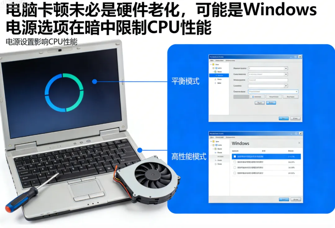电脑卡顿别乱换硬件!Windows这个隐藏设置,不花1分钱让CPU“解封”