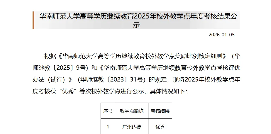 华南师范大学2026成考【计算机科学与技术】本科招生简章