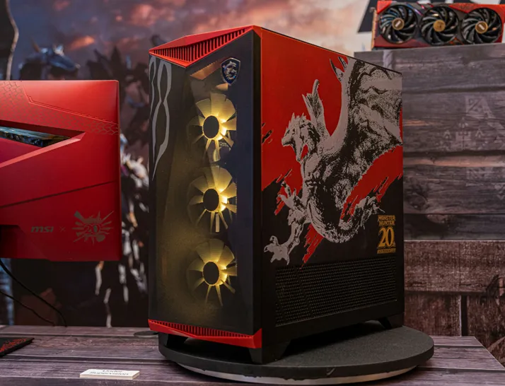 微星联名游戏《怪物猎人》系列电脑硬件全面上市