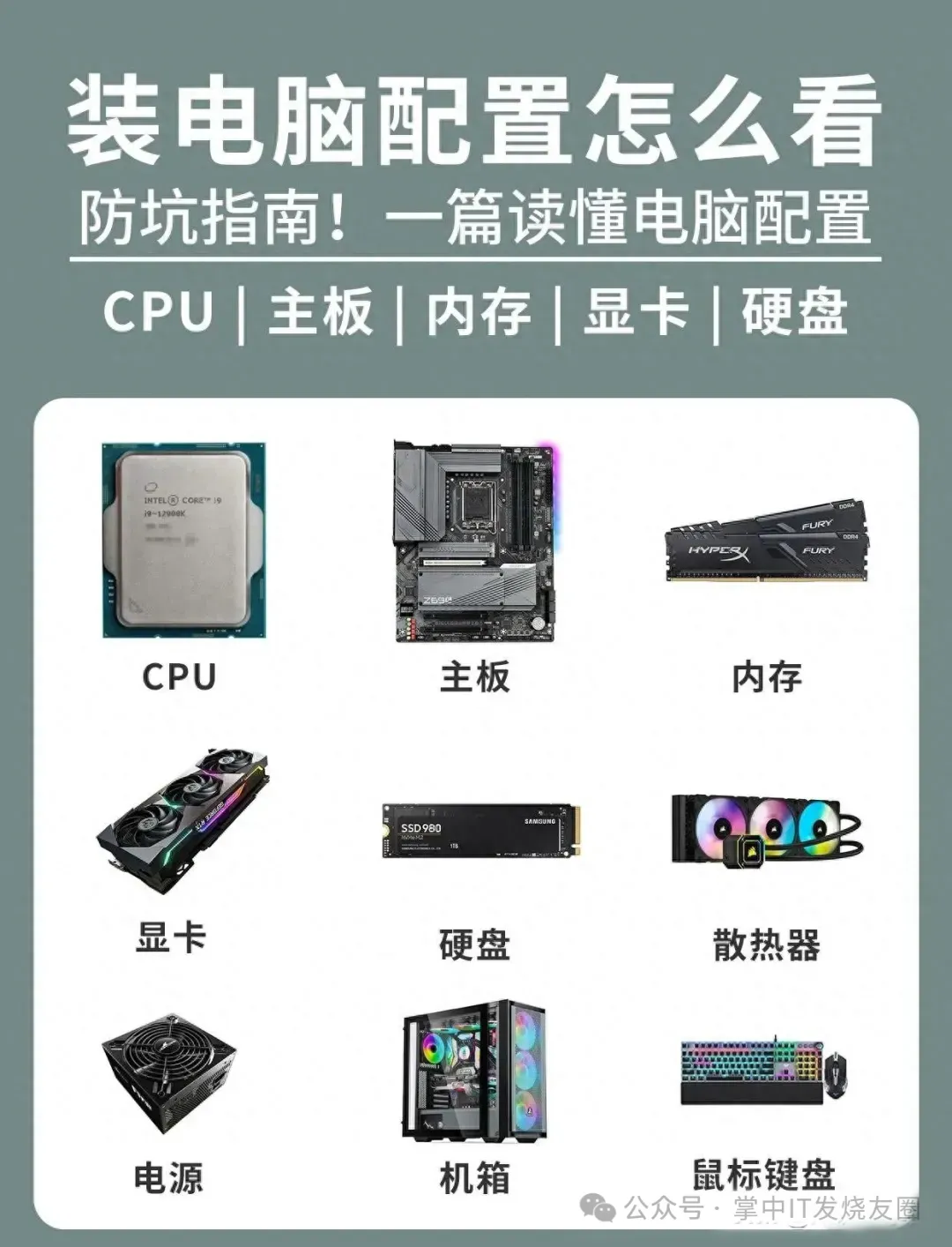 看懂电脑硬件参数及选购避坑指南,电脑小白必看且收藏!