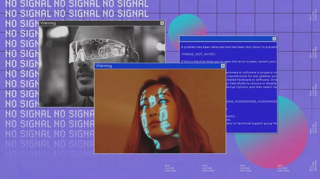 【视频素材】复古Windows电脑窗口错误弹窗界面信号失重故障扭曲PR片头视频模板-第8568期-