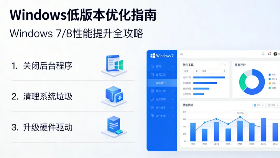5个零成本优化技巧!让Windows低版本电脑“容光焕发”